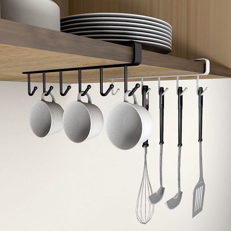 OEM Hot Sale 6 hooks Cup Holder Under Cabinet from supplier