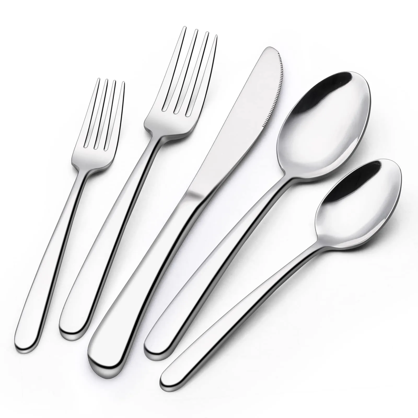 40-Piece Stainless Steel Flatware Set, Service for 8